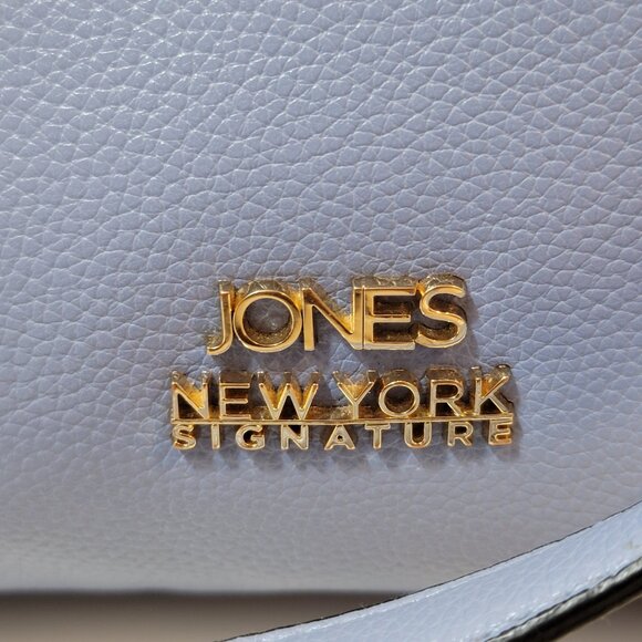 Jones New York Signature Light Blue Crossbody Bag • Gold Hardware - Picture 11 of 15